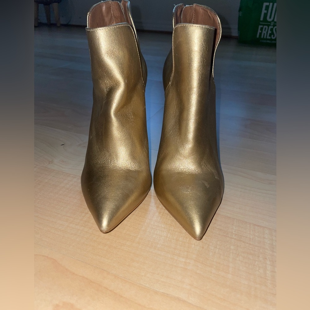Gold Ankle Boots by Steve Madden